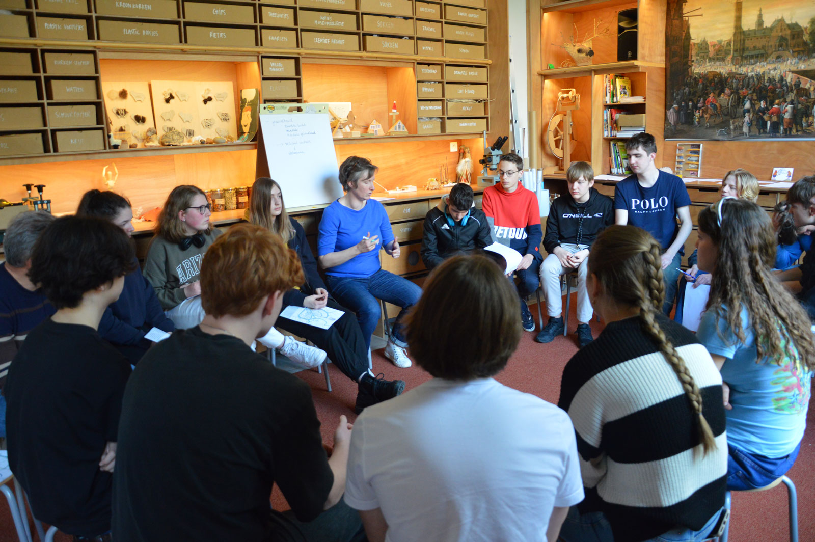workshops voor scholen - filosoferen - stadsmuseum Lier